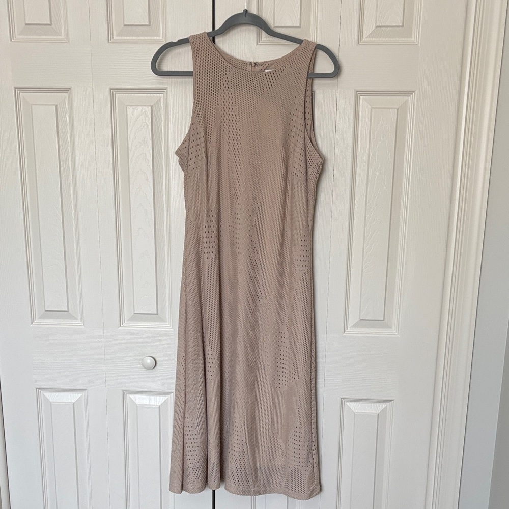 Anne Klein Taupe Midi Dress
